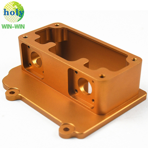 OEM CNC Prototype Precision Aluminum Machining Auto Parts with Gold finished